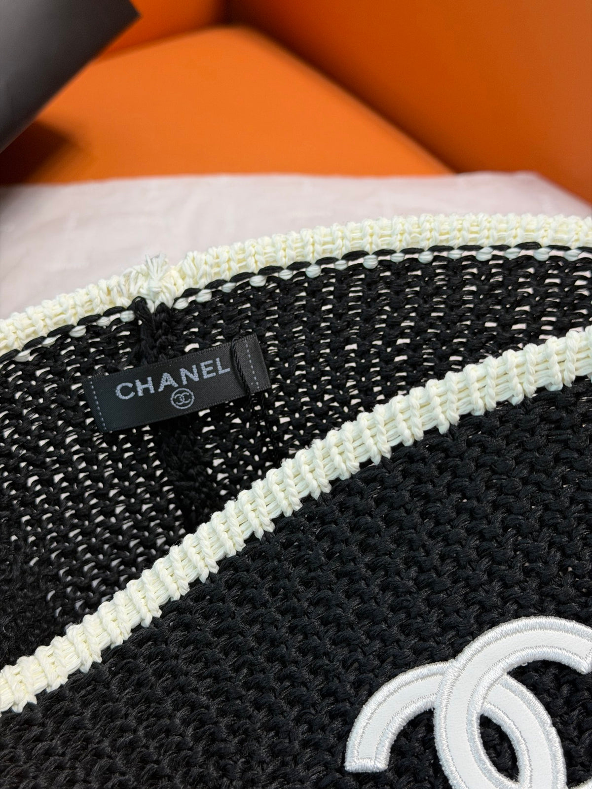 Chanel Woven Bucket Hat #385039