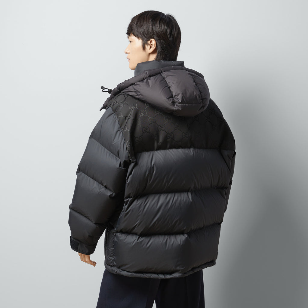 Gucci Men's Winter Detachable Hat Zip Hooded Puffer Down Jacket #97366
