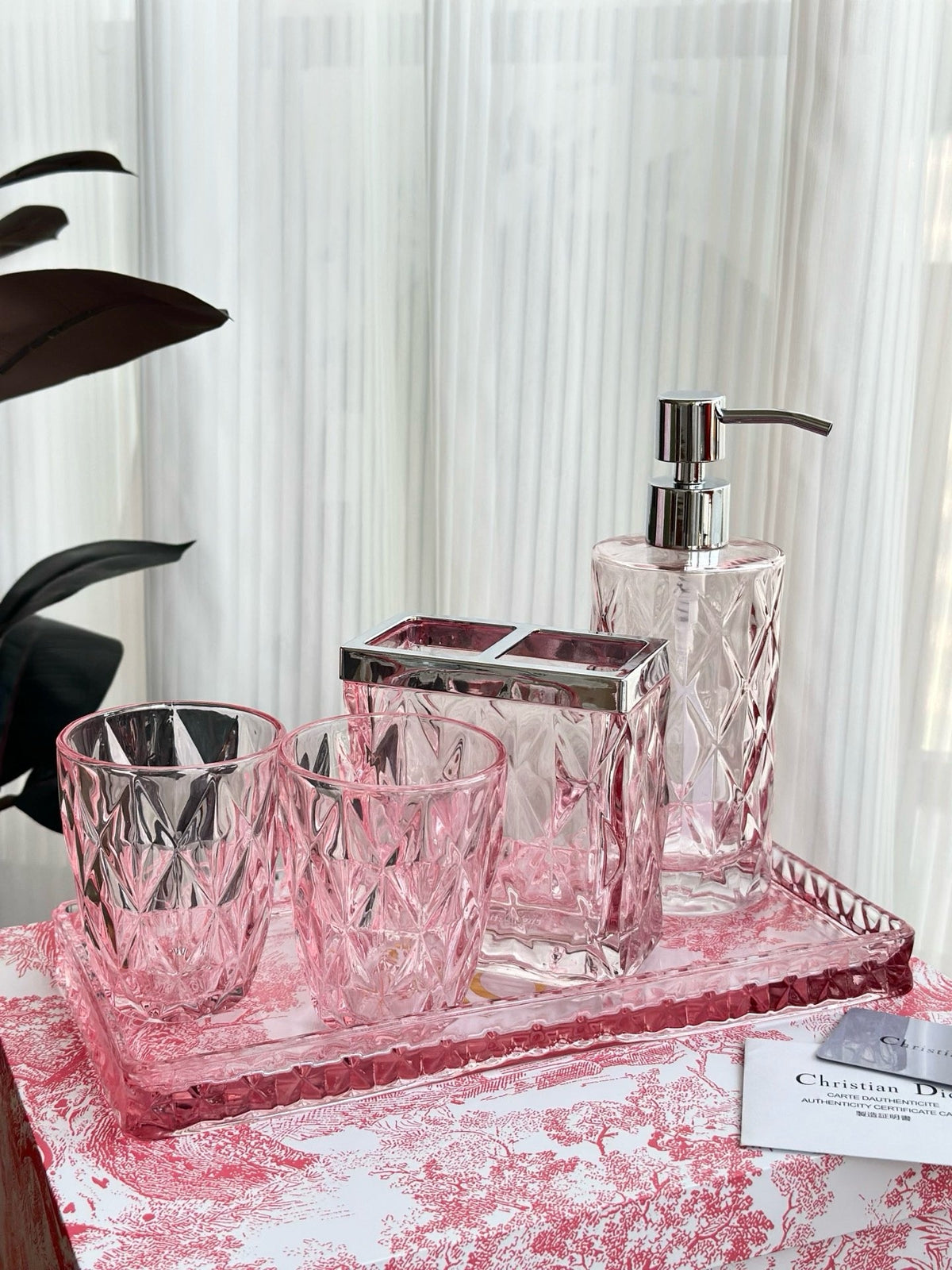 Toile de Jouy Bathroom Collection Gift Set