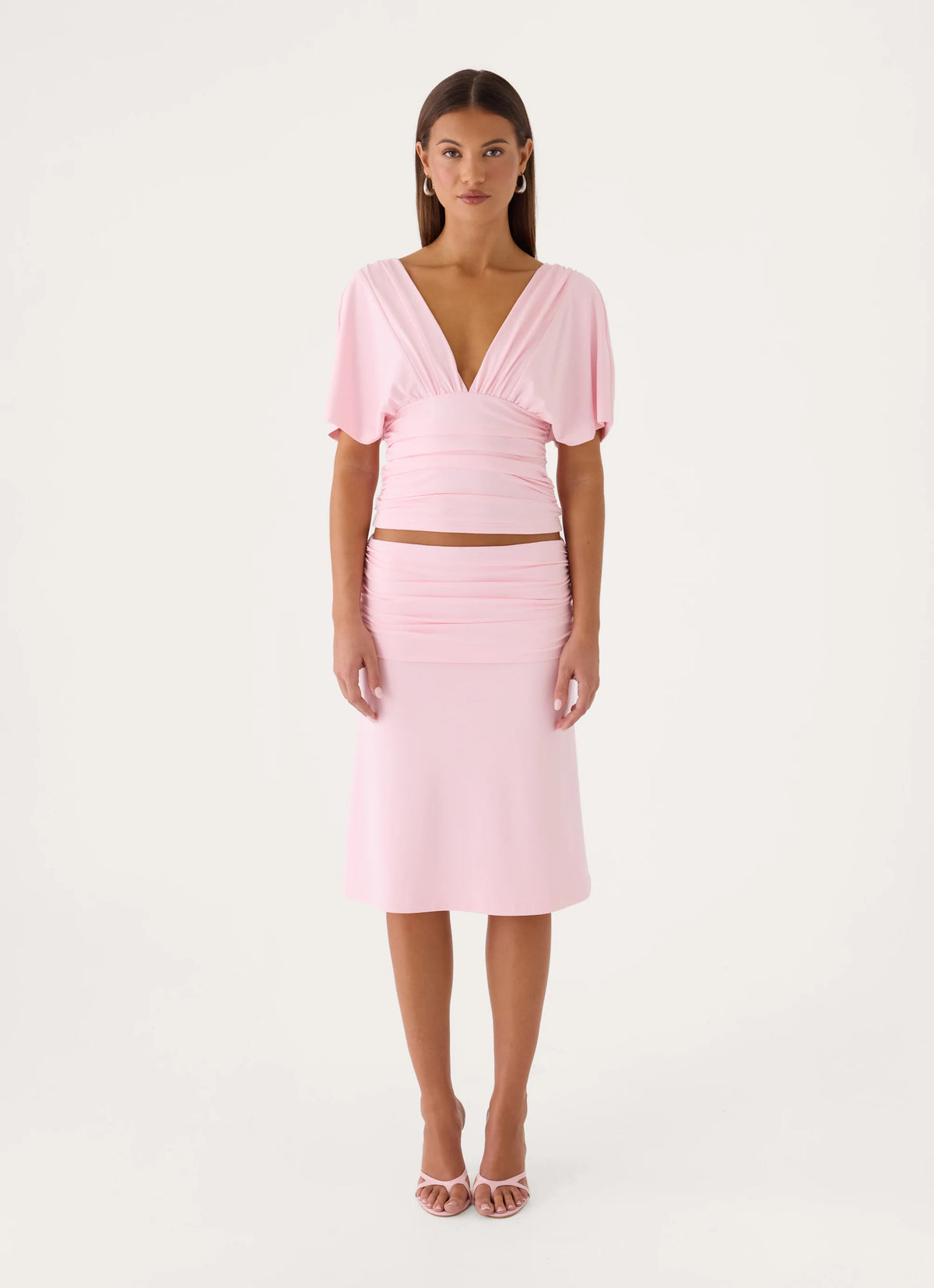 Lorelei Midi Skirt - Pink