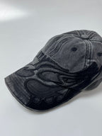 Vetements Men's Women's Spring And Autumn Flame Logo Pattern Cotton Baseball Cap Casual Gray Duck Tongue Hat Ngvp #9323