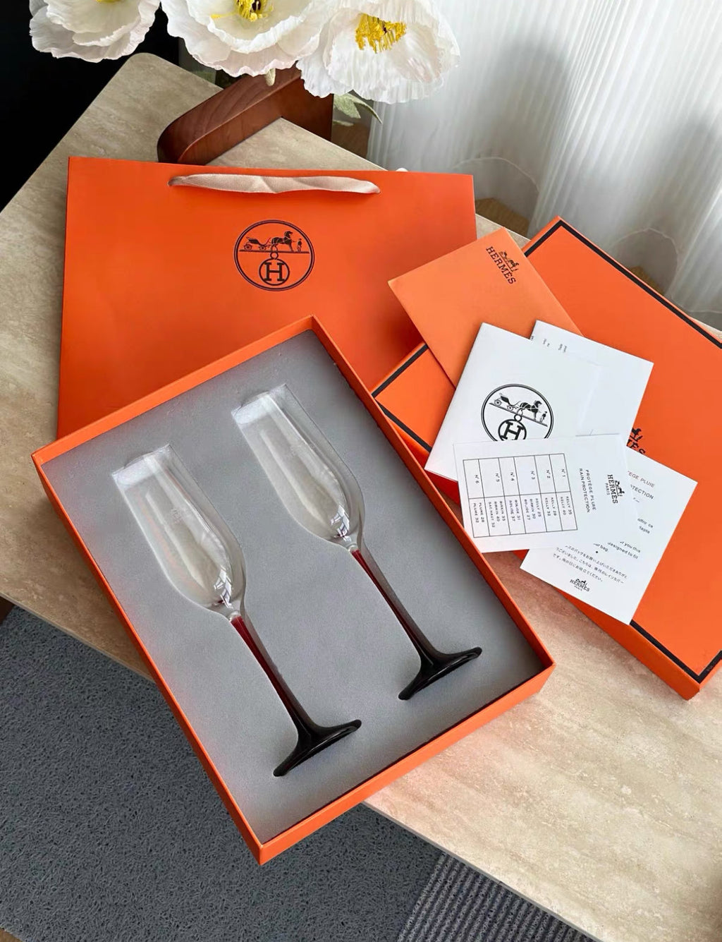 Champagne Flutes Set of 2