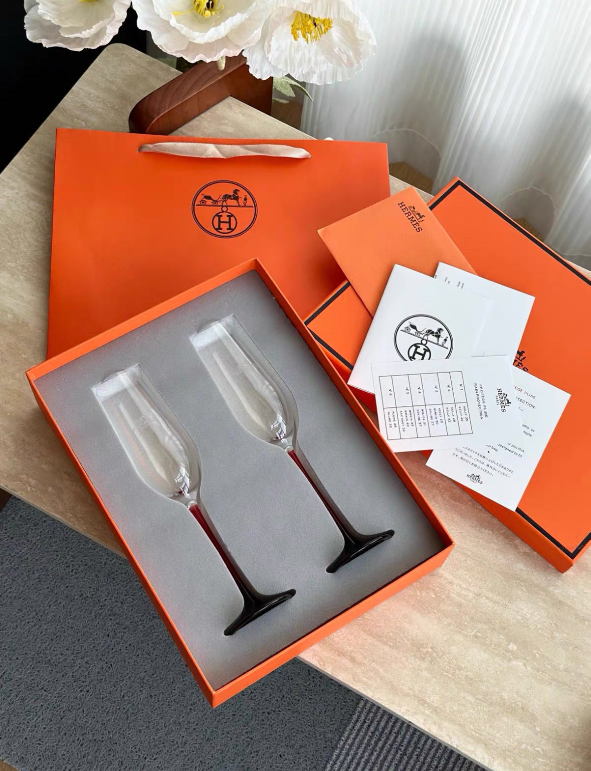 Champagne Flutes Set of 2