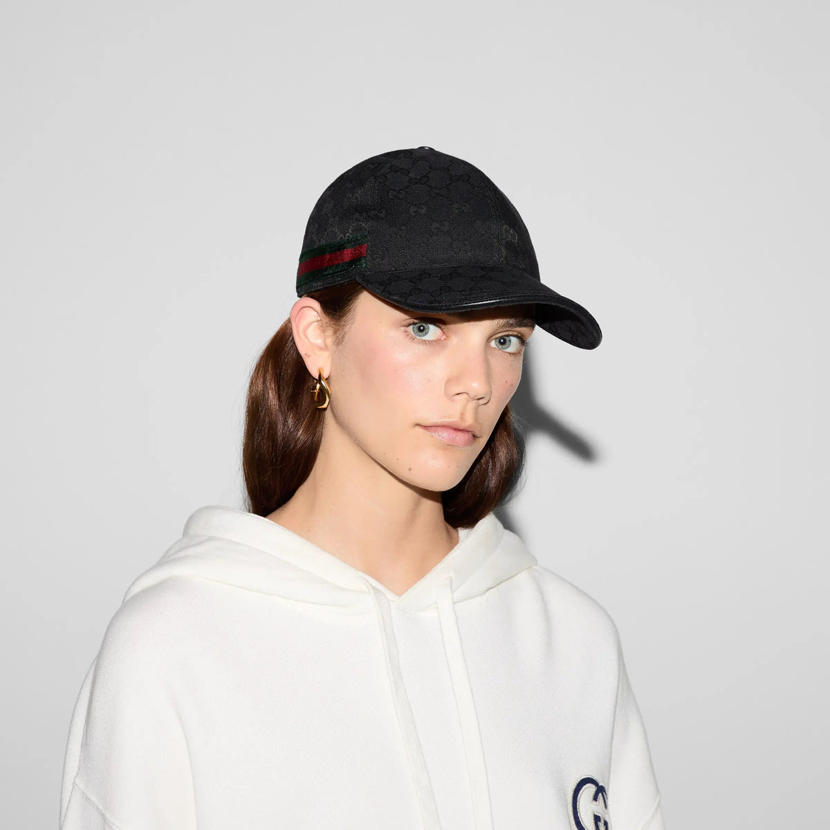 Gucci Lido Decorative Striped Webbing Gg Canvas Baseball Cap Men Women Fashion Trend Embroidery Versatile Spring And Summer Casual Hats #81113