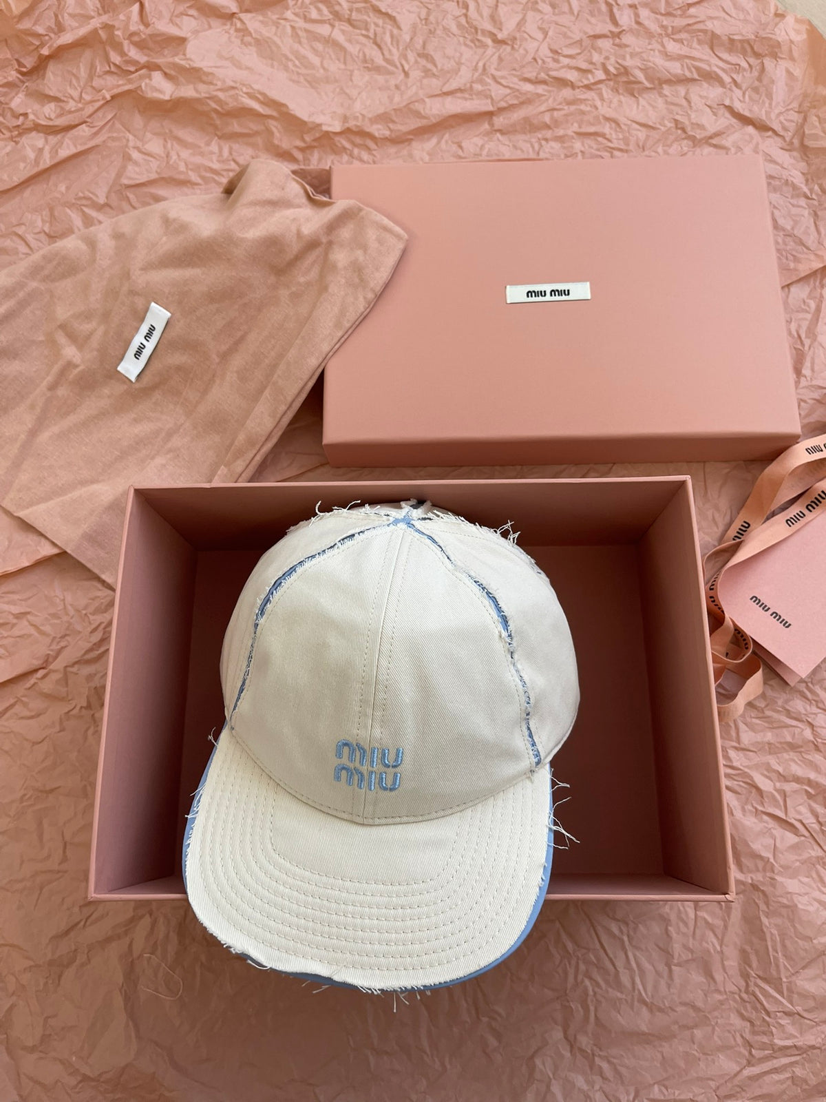 MiuMiu Men's And Women's Spring/fall Fashion Casual Color-blocked Baseball Cap Baseball Cap Hat Accessories #79398