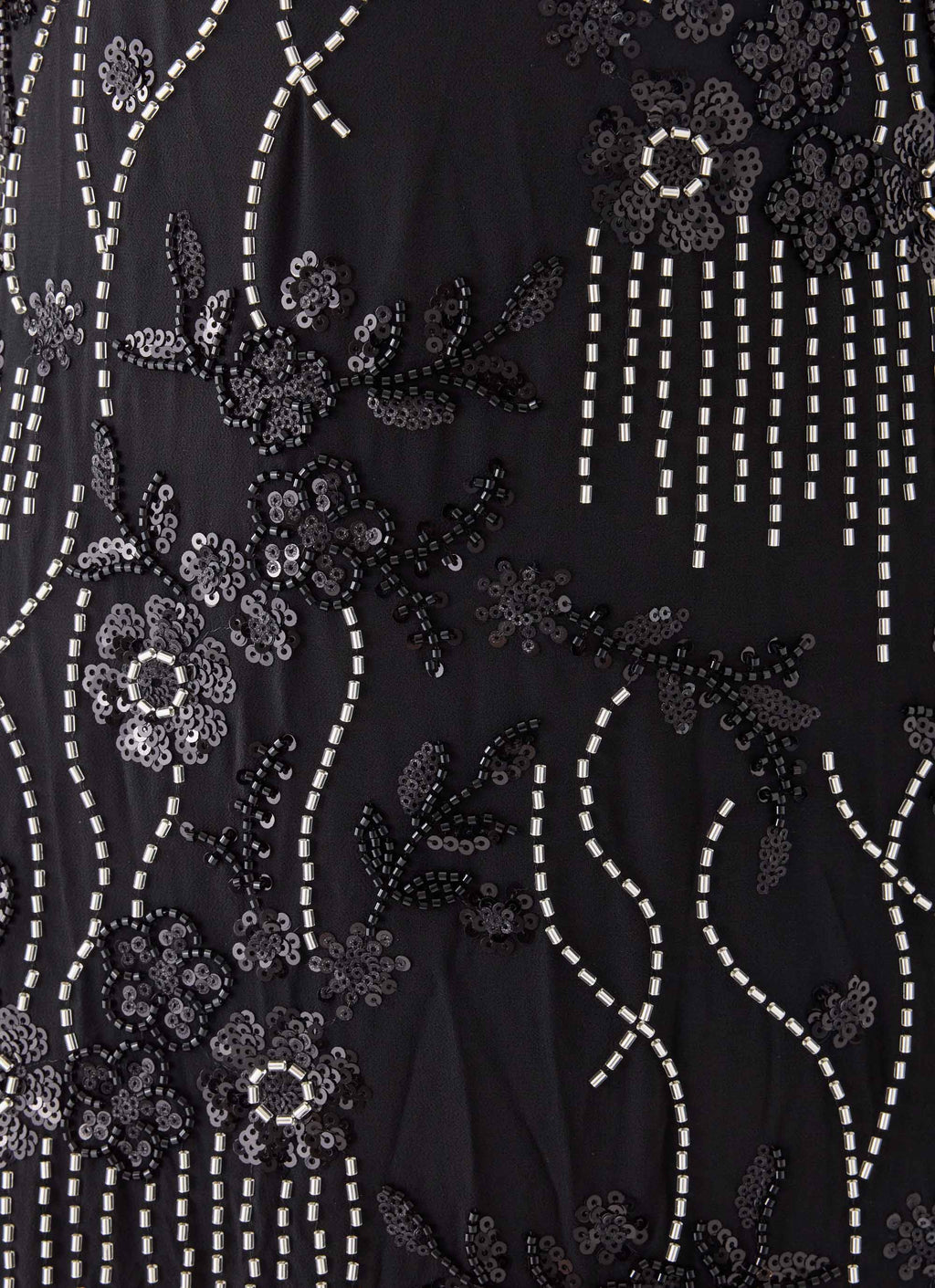 Celandine Beaded Maxi Dress - Black