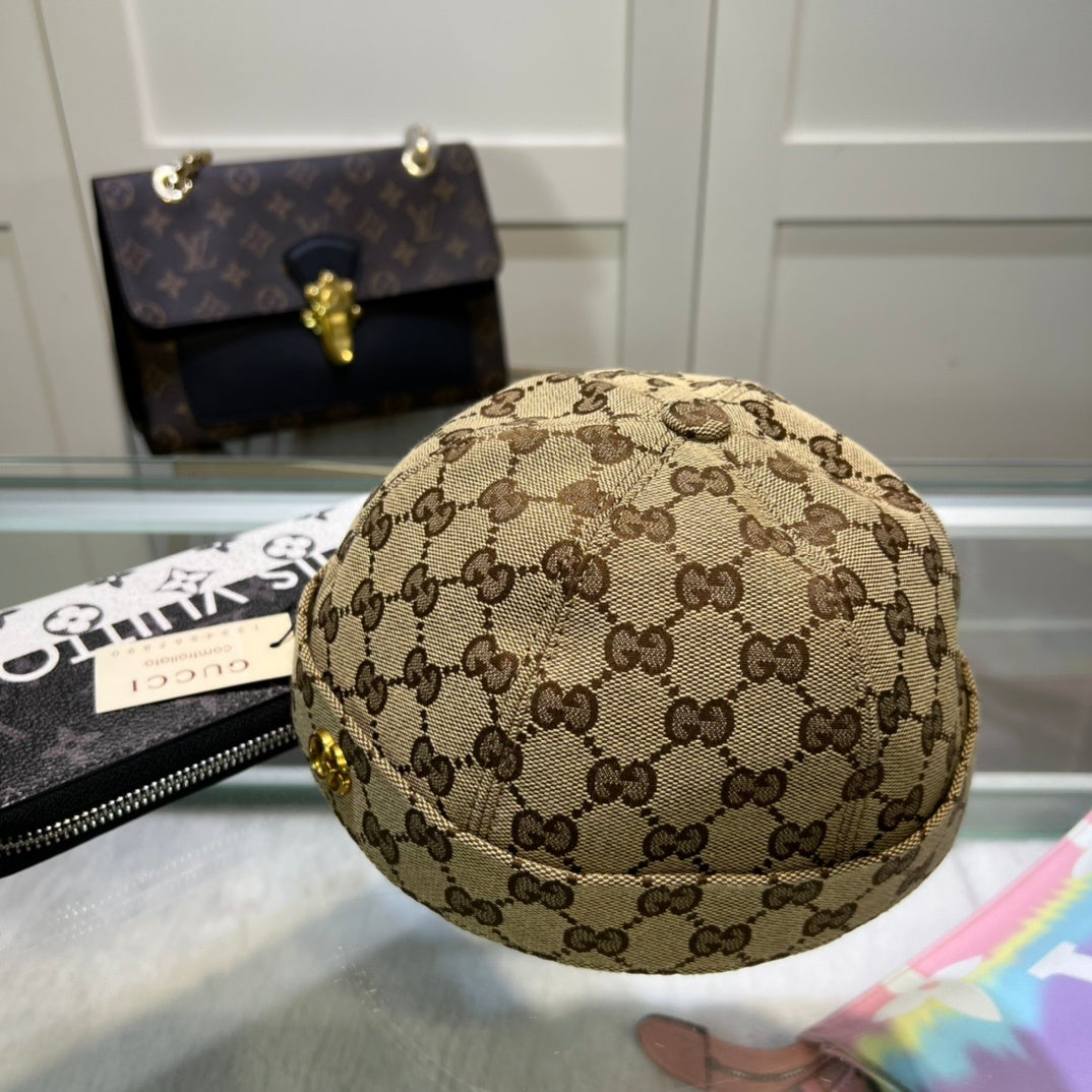 Gucci GG Canvas Skull Cap – Beige
