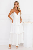 Fashionably Ever After Maxi Dress White