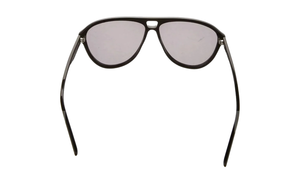 Aviator Logo Sunglasses Black / Black / Silver XA41764AC BBS