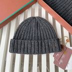 Loro Piana Cashmere Knit Hat Scarf Set #6664