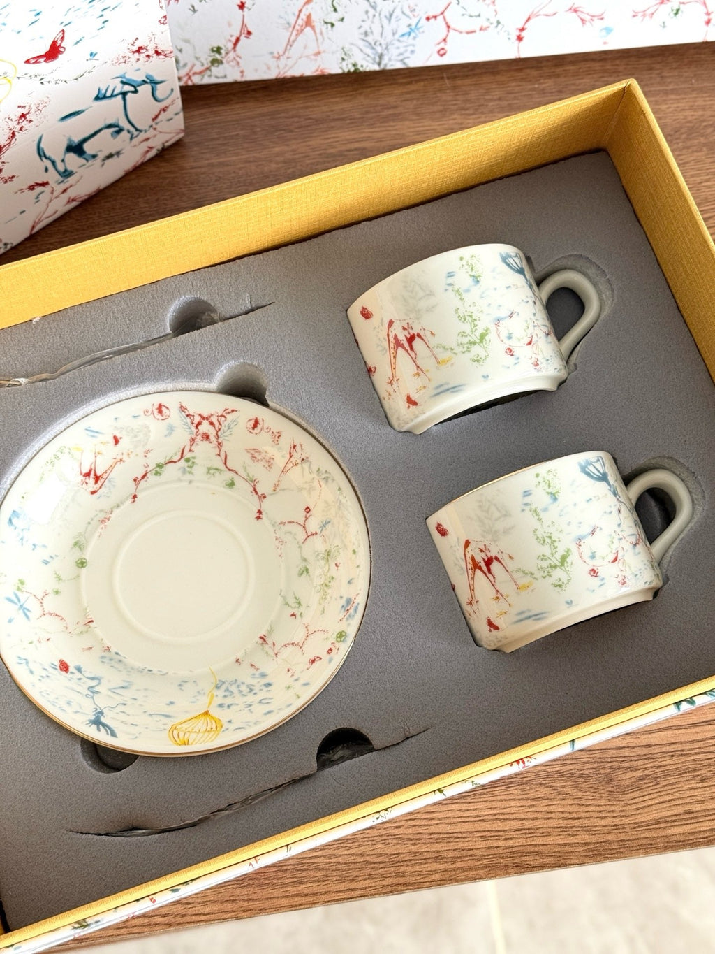 Maison Cabinet de Curiosités Porcelain Coffee Cup & Saucer Set