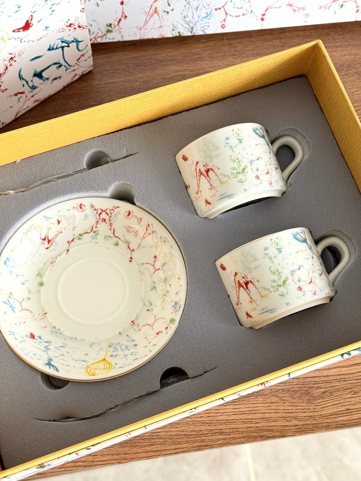 Maison Cabinet de Curiosités Porcelain Coffee Cup & Saucer Set