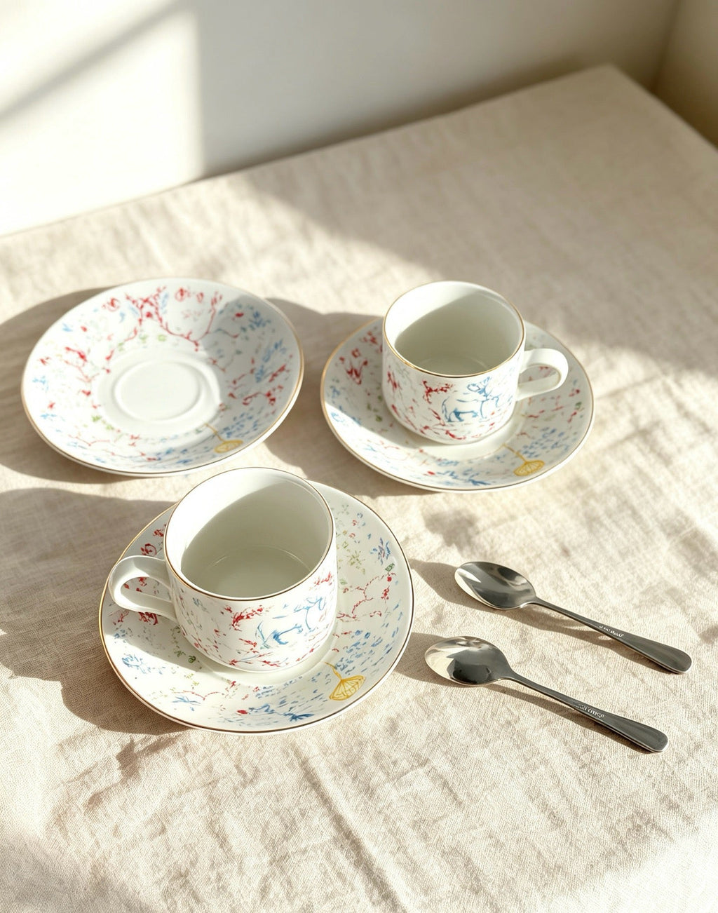Maison Cabinet de Curiosités Porcelain Coffee Cup & Saucer Set