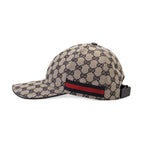 Gucci Lido Decorative Striped Webbing Gg Canvas Baseball Cap Men Women Fashion Trend Embroidery Versatile Spring And Summer Casual Hats #81113