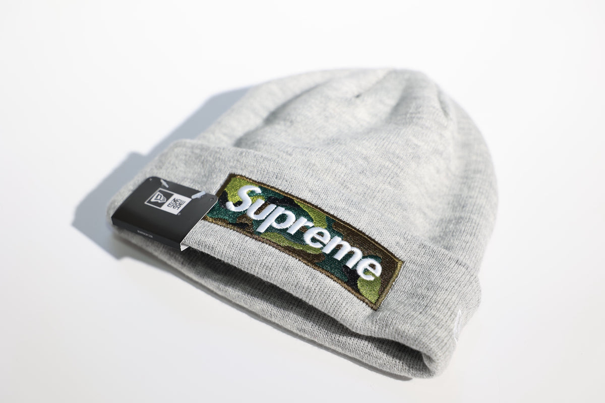 Supreme X New era box Logo Beanie Classic Embroidered Cold Hat #375609