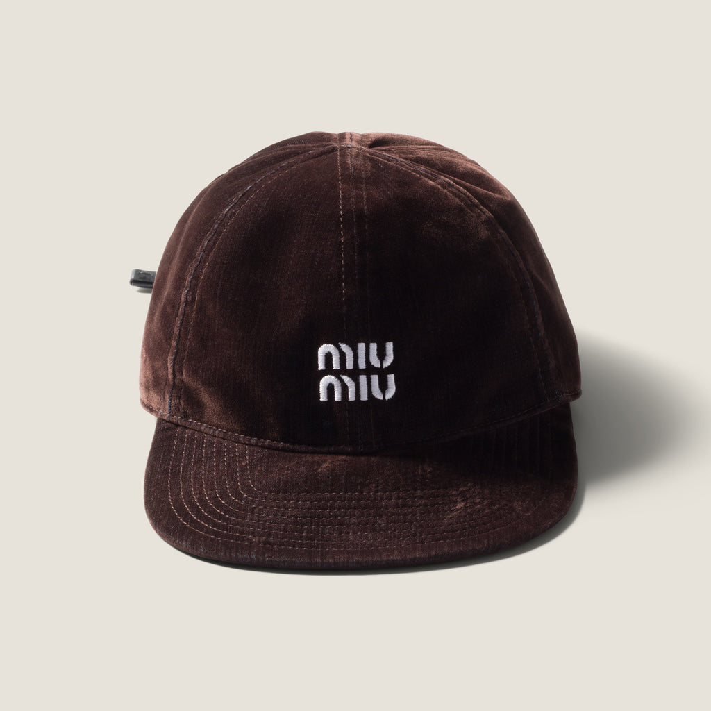 MiuMiu Men's And Women's Fall/winter Fashion Casual Solid Color Letter Embroidered Velvet Texture Baseball Cap Duckbill Hat Hat  Accessories #79538