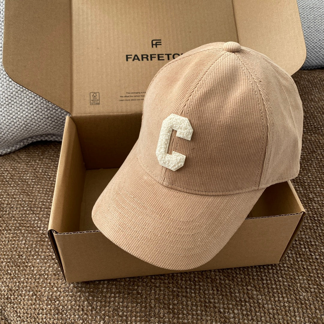Celine Men Women Fashion Vintage Cowboy Letter Embroidery Baseball Cap Blue Casual Duck Hat #75683