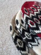 Loro Piana Vintage Jacquard Cashmere Hat #336663