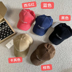 Celine Genderless Triomphe Baseball Cap In Cotton Hat #97148