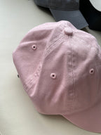 SAINT LAURENT Men's and Women's Solid Color Embroidered Logo Pattern Cotton Duck Tongue Cap Hat #73488