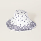 MiuMiu Women's Logo Printed Cotton Hat Solid Color Fisherman's Hat Cap #77629