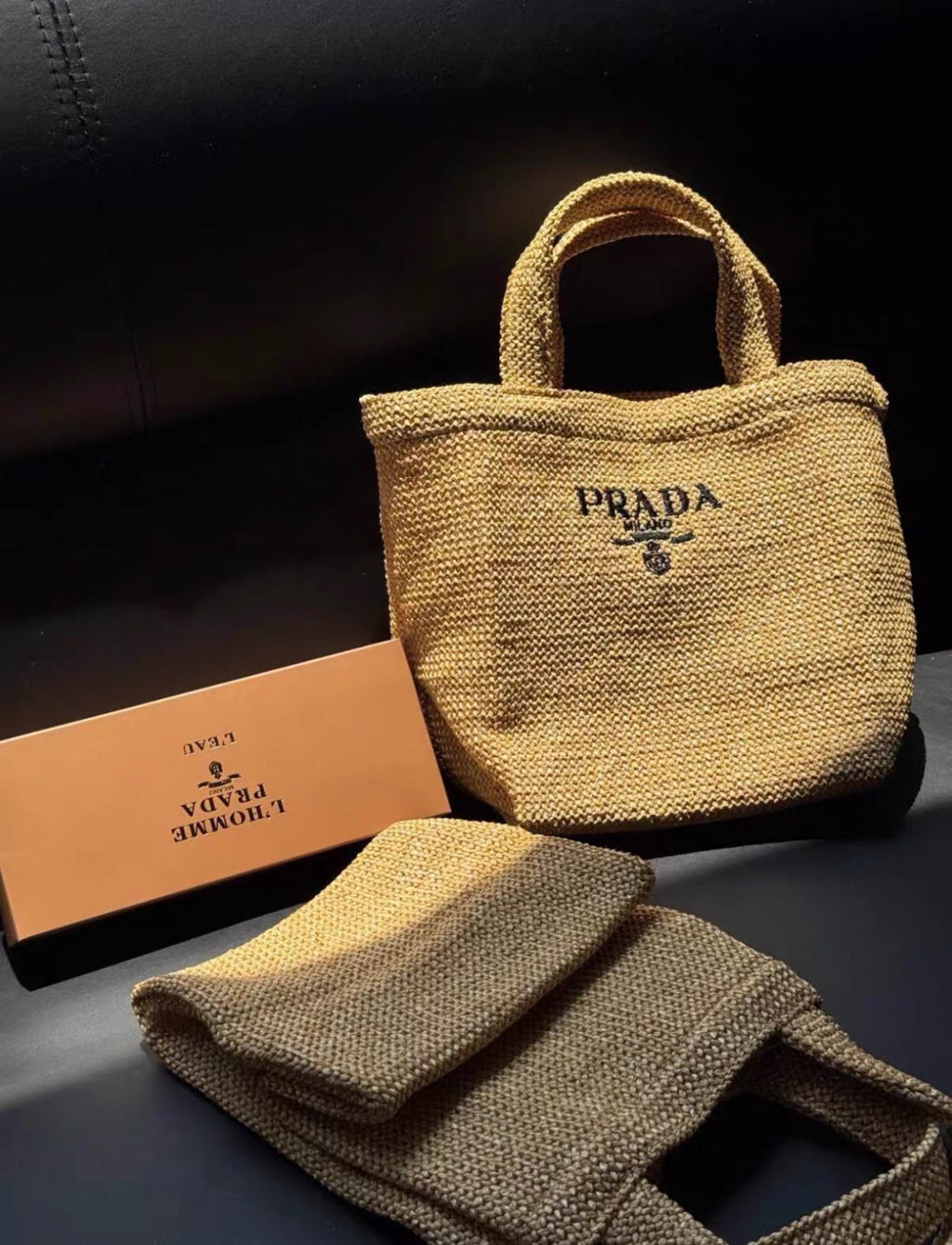 Milano Raffia Woven Tote Bag VIP Gift