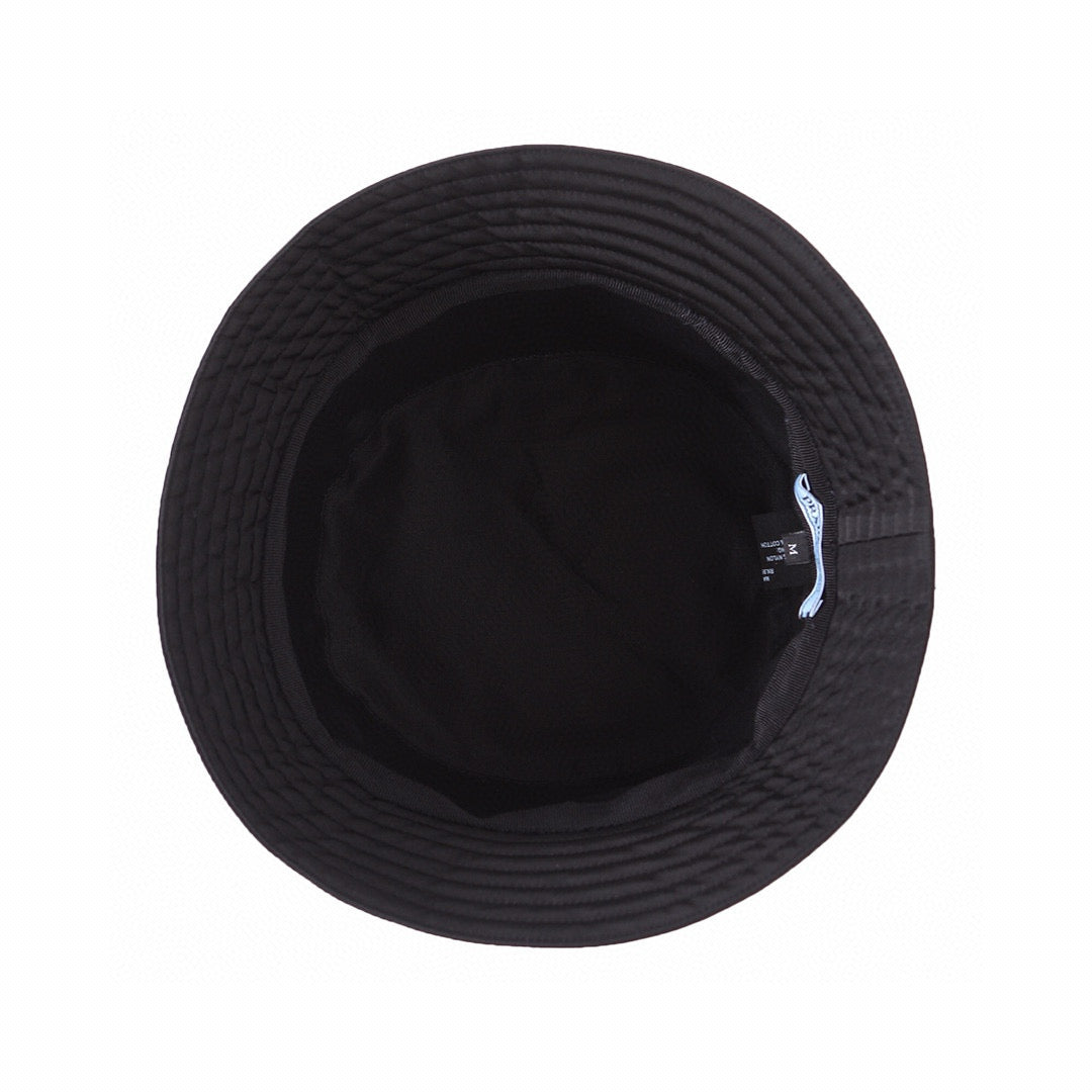 Prada Men's Black Re-Nylon Recycled Nylon Fisherman's Hat Cap #97754