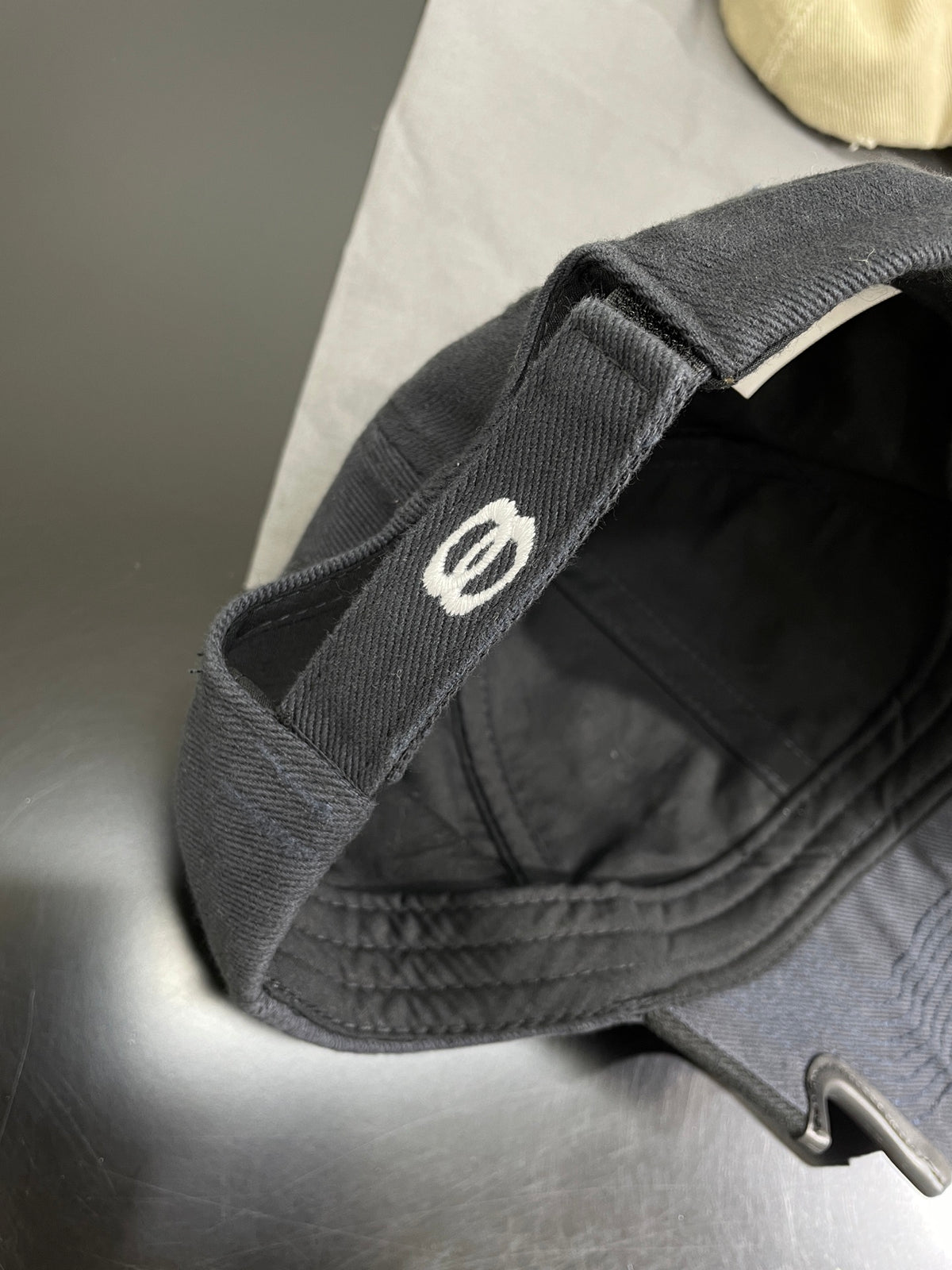 Balenciaga Men's and Women's Solid Color Embroidered Logo Design Cotton Duck Cap Hat #75236