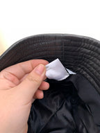 Celine Women's Leather Plaid Fisherman's Hat #96735