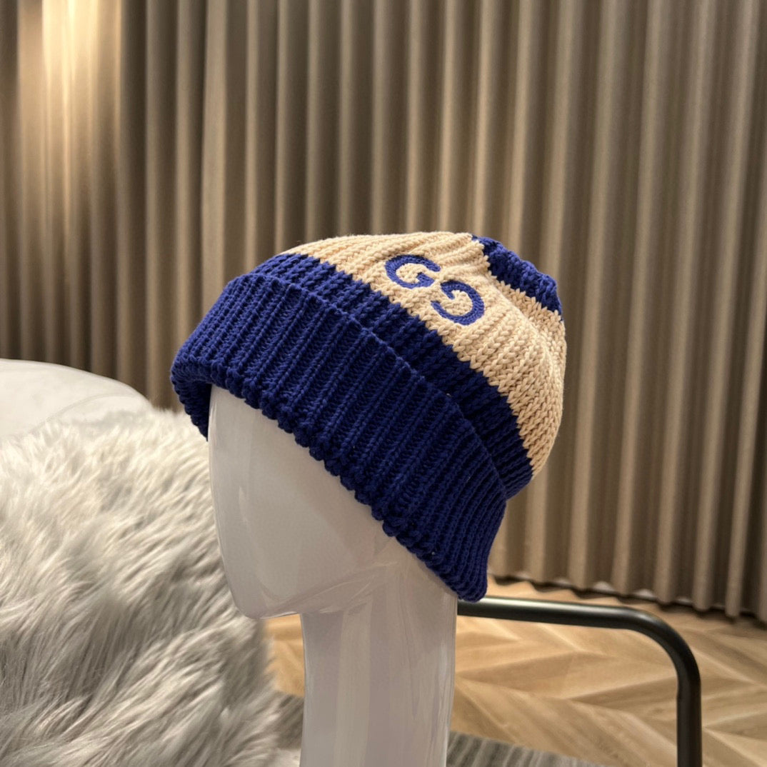 Gucci Multicolor Wool Cotton Hat #6695