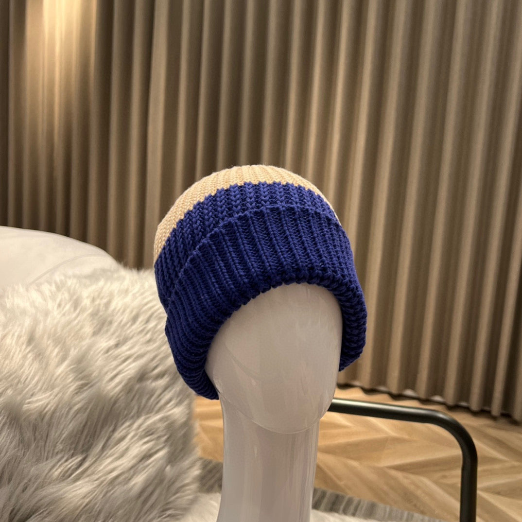 Gucci Multicolor Wool Cotton Hat #6695