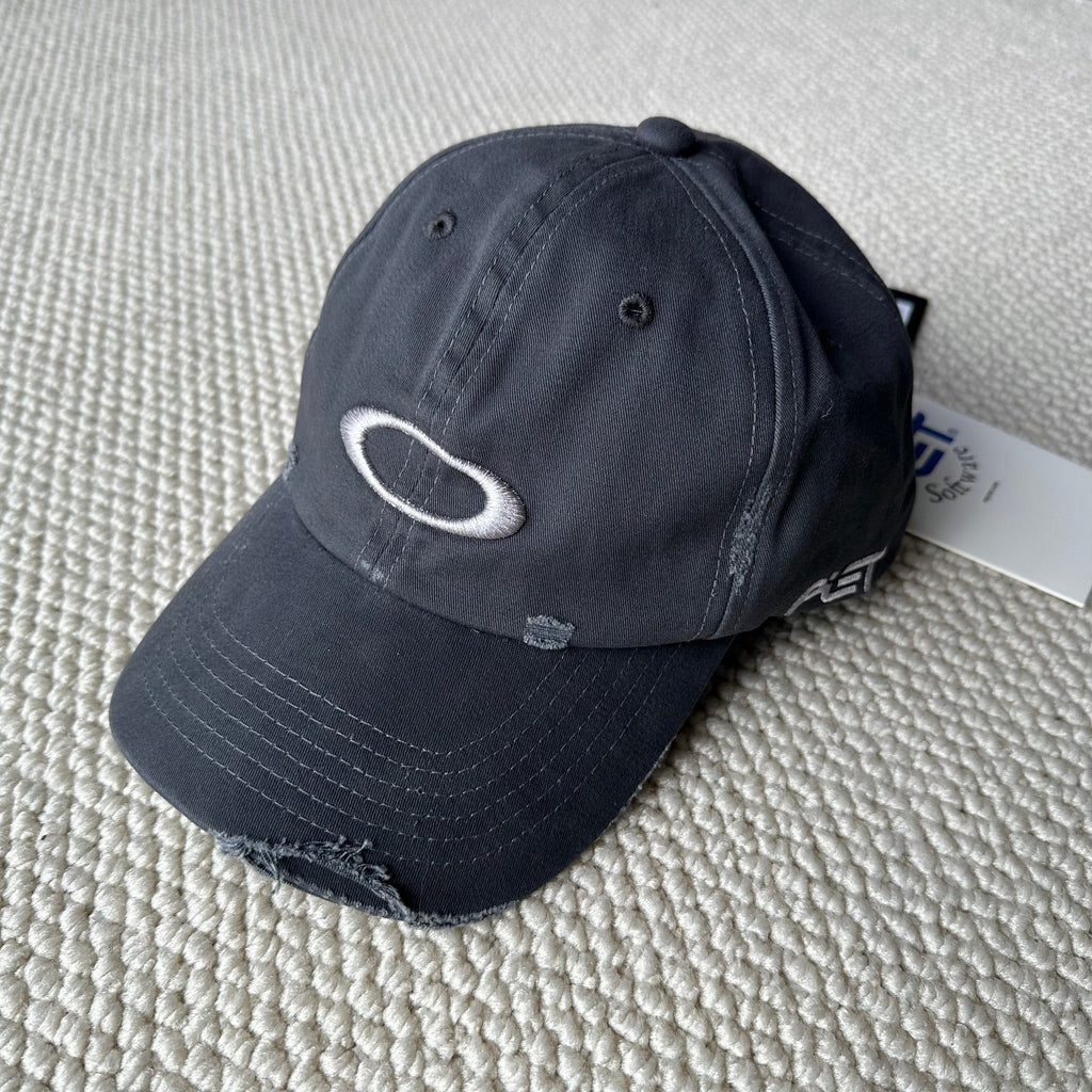 Oakley Men's Embroidered Logo Print Solid Color Cotton Duck Cap Hat #75661