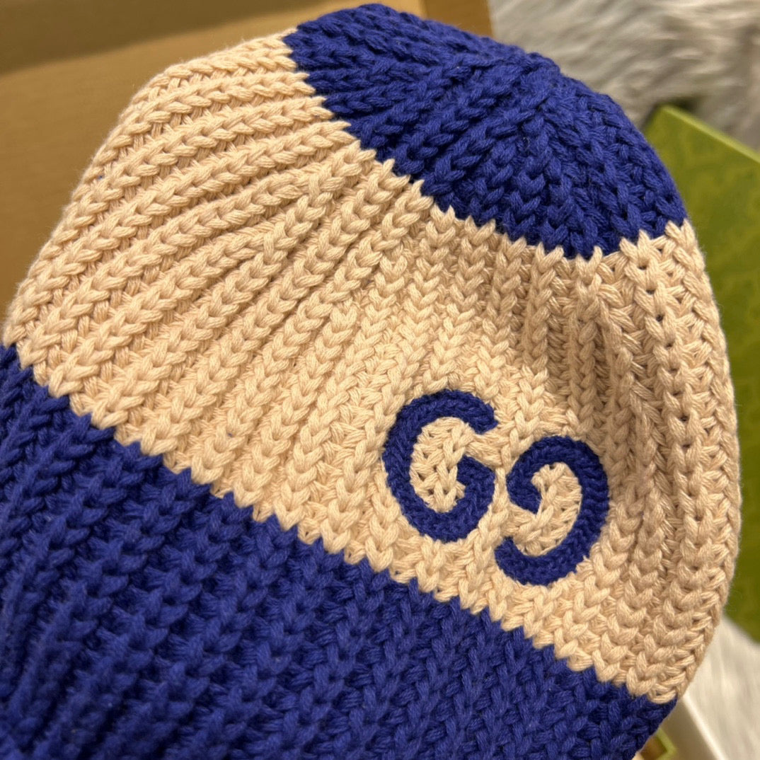 Gucci Multicolor Wool Cotton Hat #6695