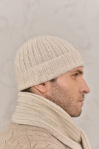Loro Piana Cashmere Knit Hat Scarf Set #6664