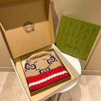 Gucci Multicolor Wool Cotton Hat #6695