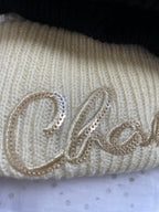 Chanel  Men's And Women's Fall/winter Fashion Casual Solid Color Knit Logo Thick Beanie Hat  Accessories #79339