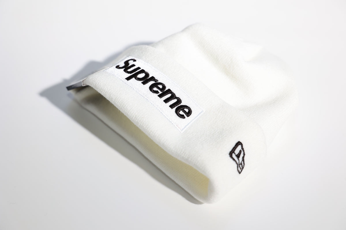 Supreme X New era box Logo Beanie Classic Embroidered Cold Hat #375609