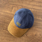 MiuMiu Men's And Women's Logo Embroidered Cotton Duckbill Cap Corduroy Two-Tone Baseball Cap Hat  Accessories #81472