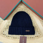 Loro Piana Fall And Winter Knitted Wool Keep Warm Cold Hat #74267
