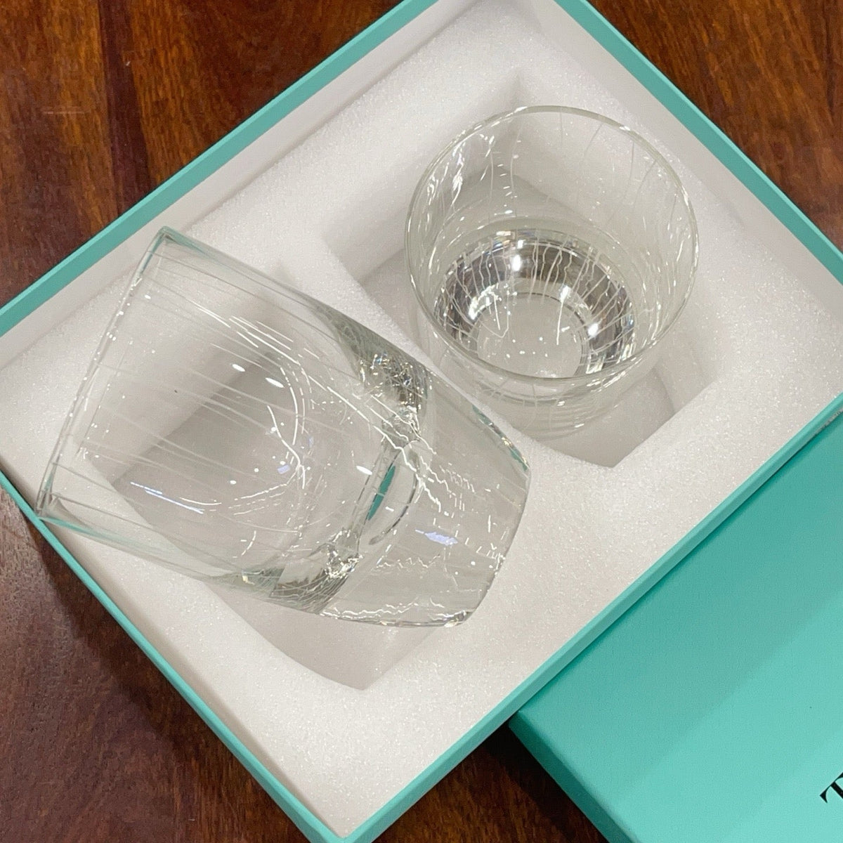 Crystal Tumbler Glasses Set of 2