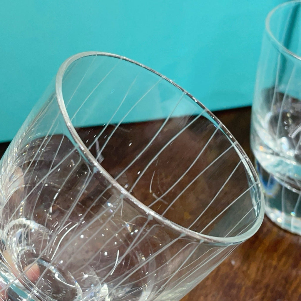 Crystal Tumbler Glasses Set of 2