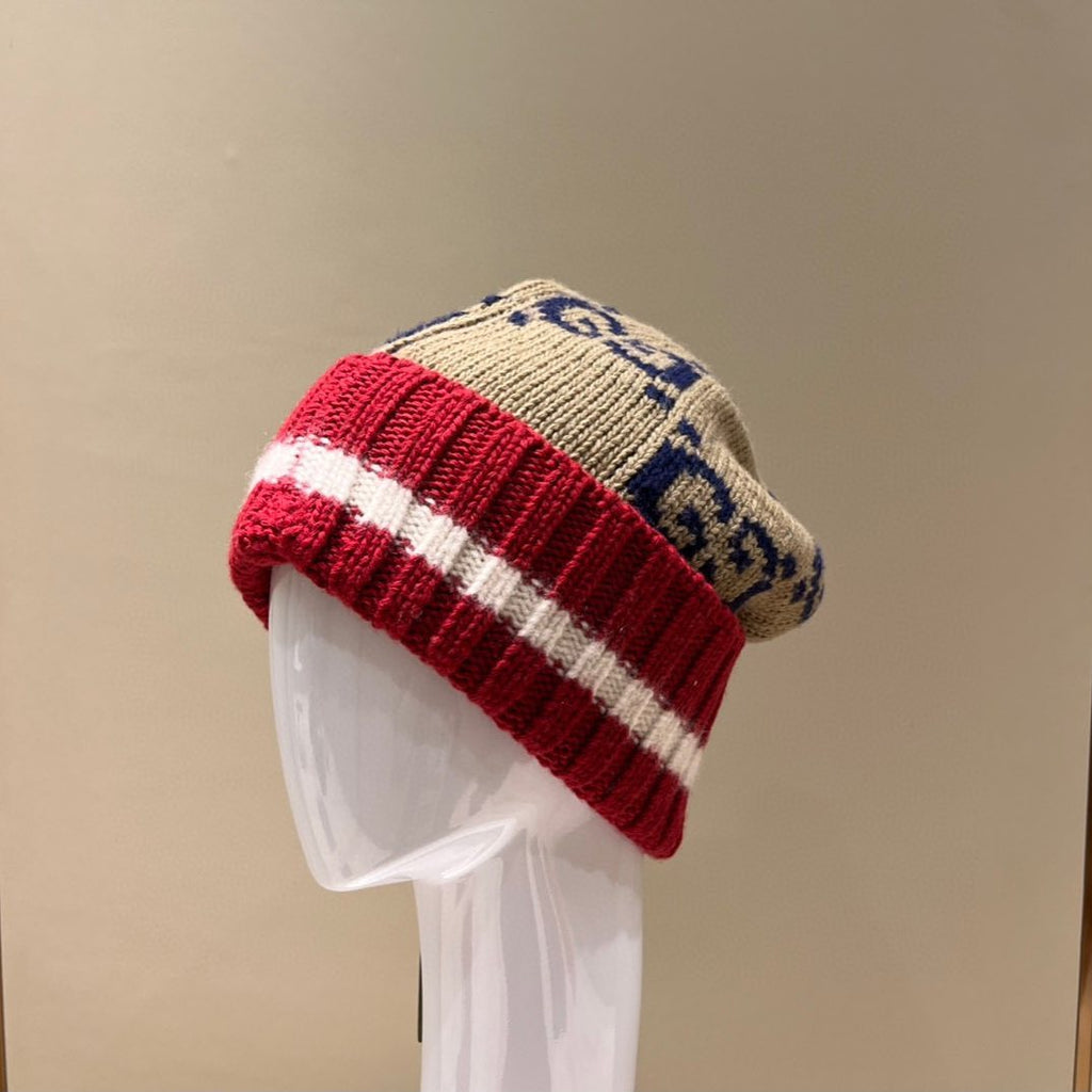 Gucci  Multicolor Wool Cotton Hat #6694
