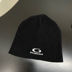 Balenciaga Men's And Women's Fall And Winter Logo Letter Printing Ribbed Knit Cotton Fleece Hat Cap #74853