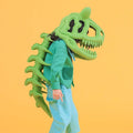 Kid's Fashion Headwear Dinosaur Gift Handmade Custom Solid Color Linen Dinosaur Hat #31321