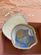 MiuMiu Men's And Women's Spring/fall Fashion Casual Color-blocked Baseball Cap Baseball Cap Hat Accessories #79398