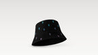 Louis Vuitton Men's LV Blason Shading Denim Embroidered Solid Color Cotton Reversible Fisherman'S Hat #77276