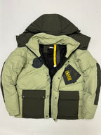 Moncler X Pharrell Williams Men And Women With The Same Models Of Autumn And Winter Solid Color Removable Hat Waterproof Nylon Stitching Long Sleeved Puffer Down Jacket #74576