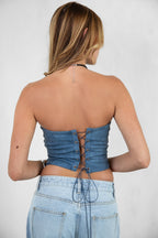 Beckee Embroidered Western Corset Top