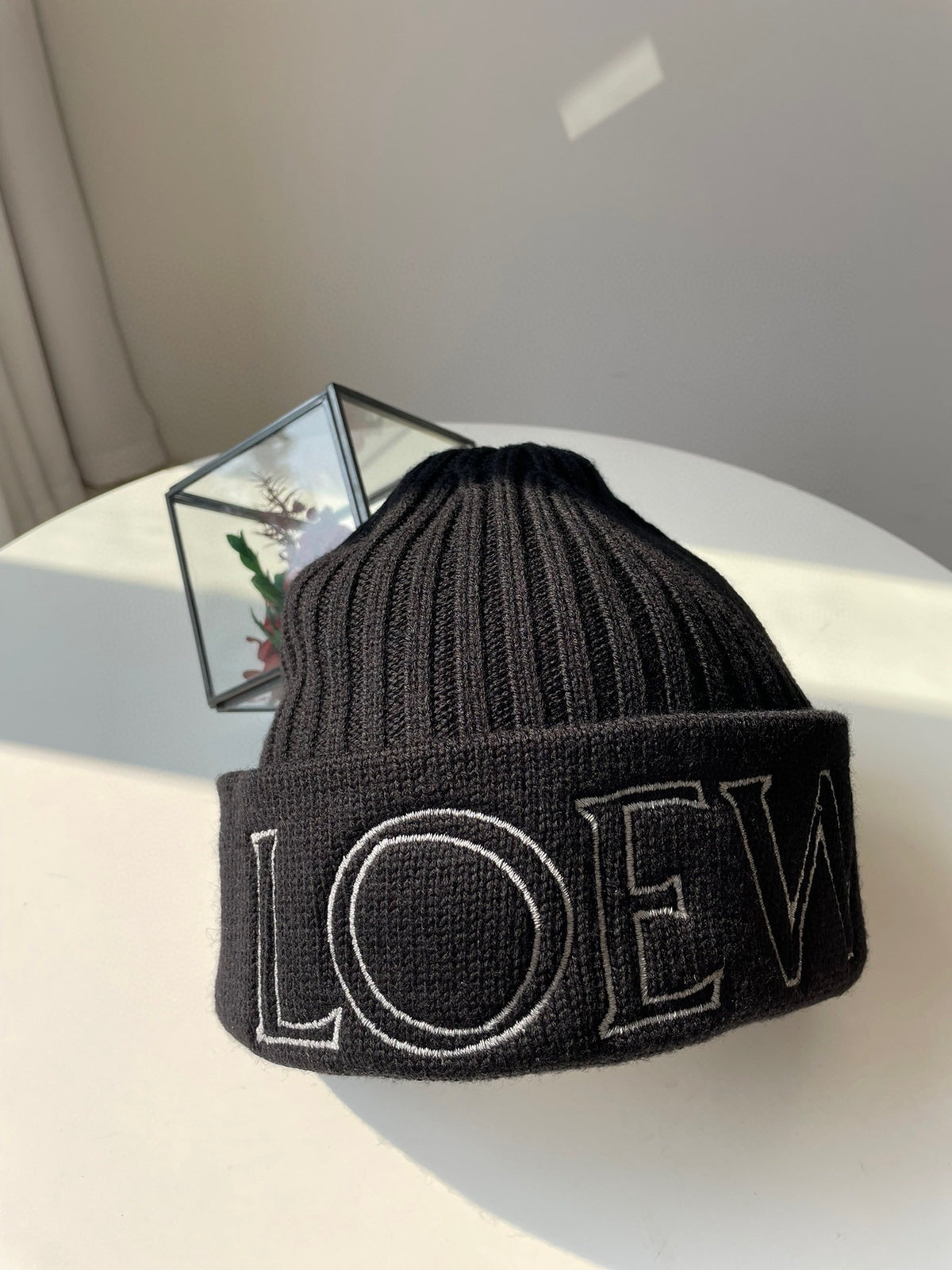 Loewe Knitted Embroidered Hat #22147