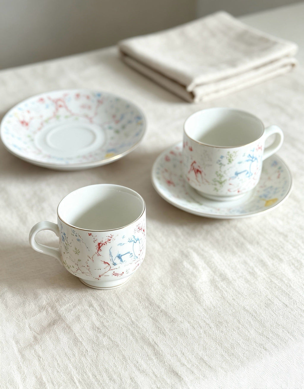 Maison Cabinet de Curiosités Porcelain Coffee Cup & Saucer Set